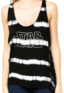 Triton - women's Star Wars tank top with shredded/chain side detail