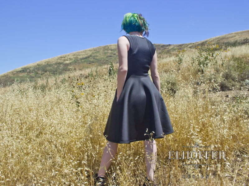 Elhoffer Design - Galactic Scavenger flared skirt dress