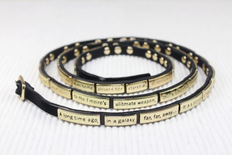 Love And Madness - Star Wars ANH crawl wrap bracelet