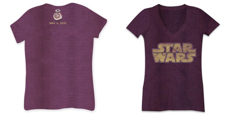 Disney Store - women's BB-8 'May the 4th' limited release tees