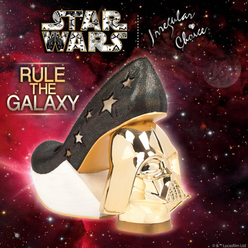Irregular Choice x Star Wars - 2016 collection Golden Vader heels