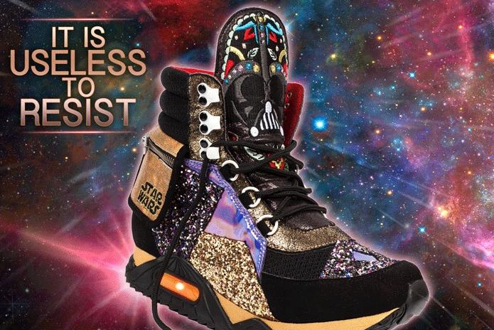 Irregular Choice - 2016 collection R Series Darth Vader high tops