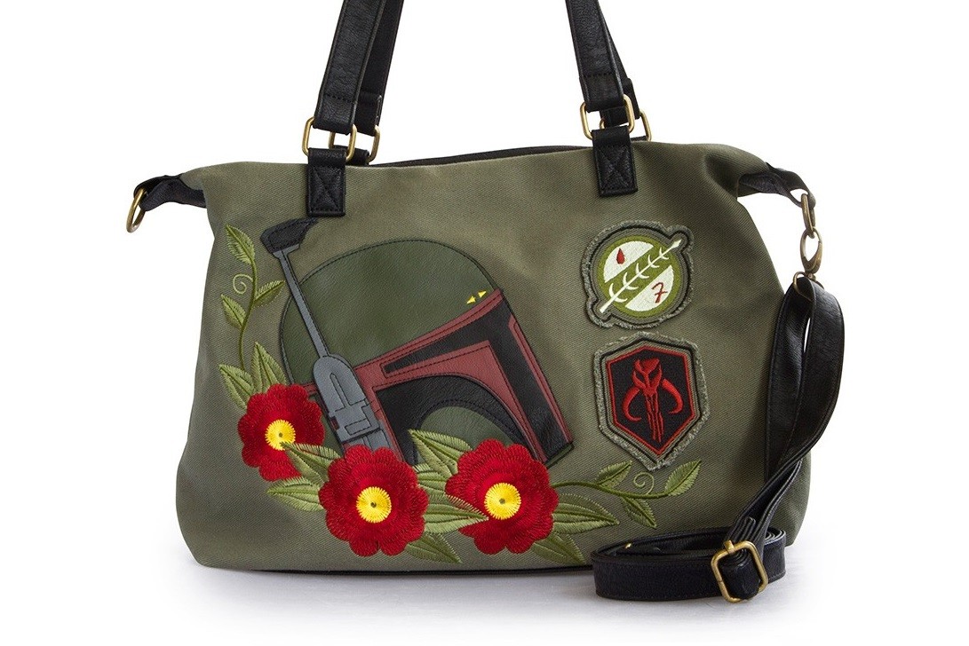 New Loungefly Boba Fett twill bag and wallet