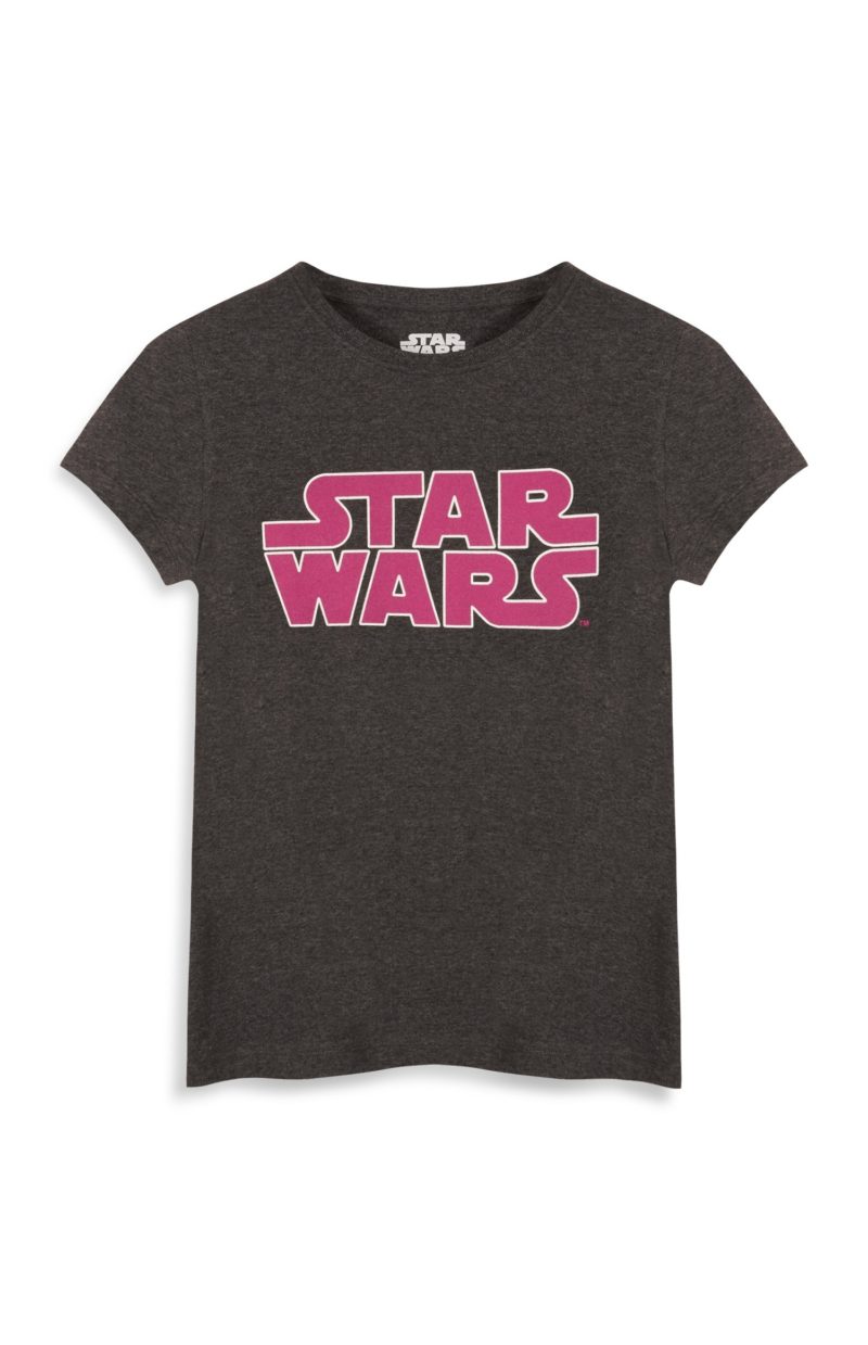 Primark UK - women's Star Wars pink logo t-shirt