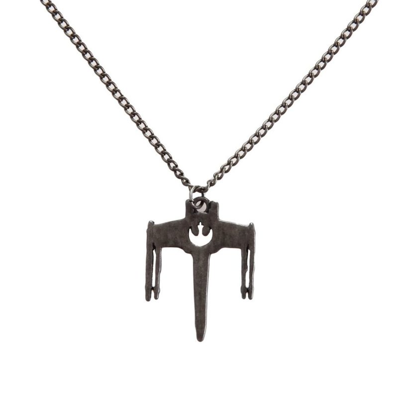 Amazon - X-Wing Fighter Rebel Alliance symbol cut-out necklace