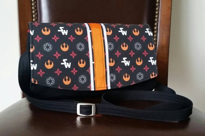 BenaeQuee Creations - Black LV Style Star Wars djustable strap Shoulder Bag