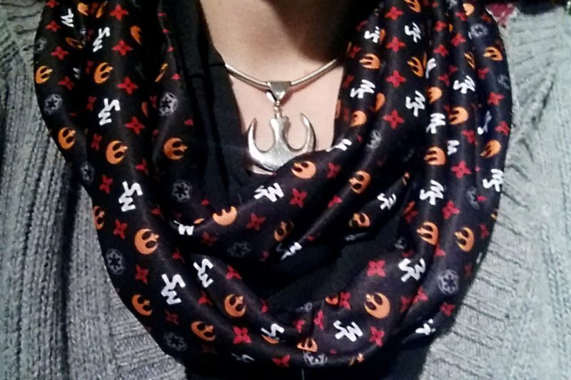 BenaeQuee Creations - Star Wars LV Style Symbols Infinity Scarf