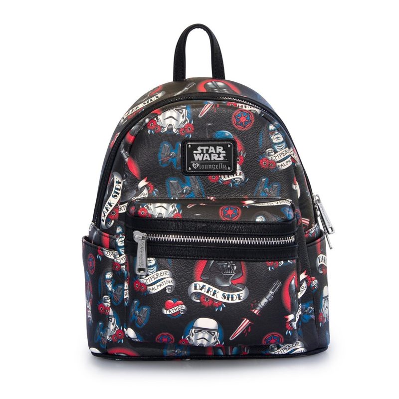 Loungefly - Star Wars 'Dark Side tattoo flash' mini backpack