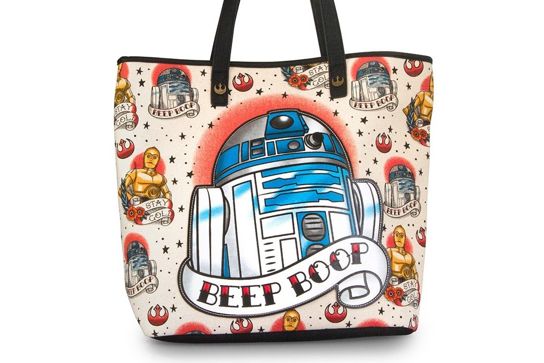 Loungefly - R2-D2 tattoo tote bag