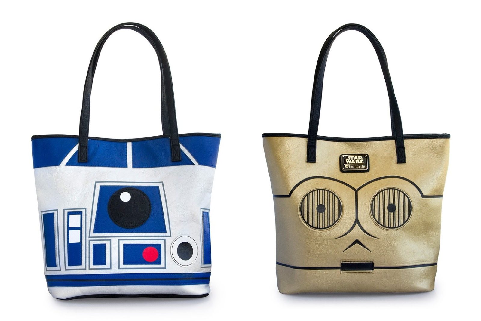 Loungefly - R2-D2 and C-3PO reversible tote bag