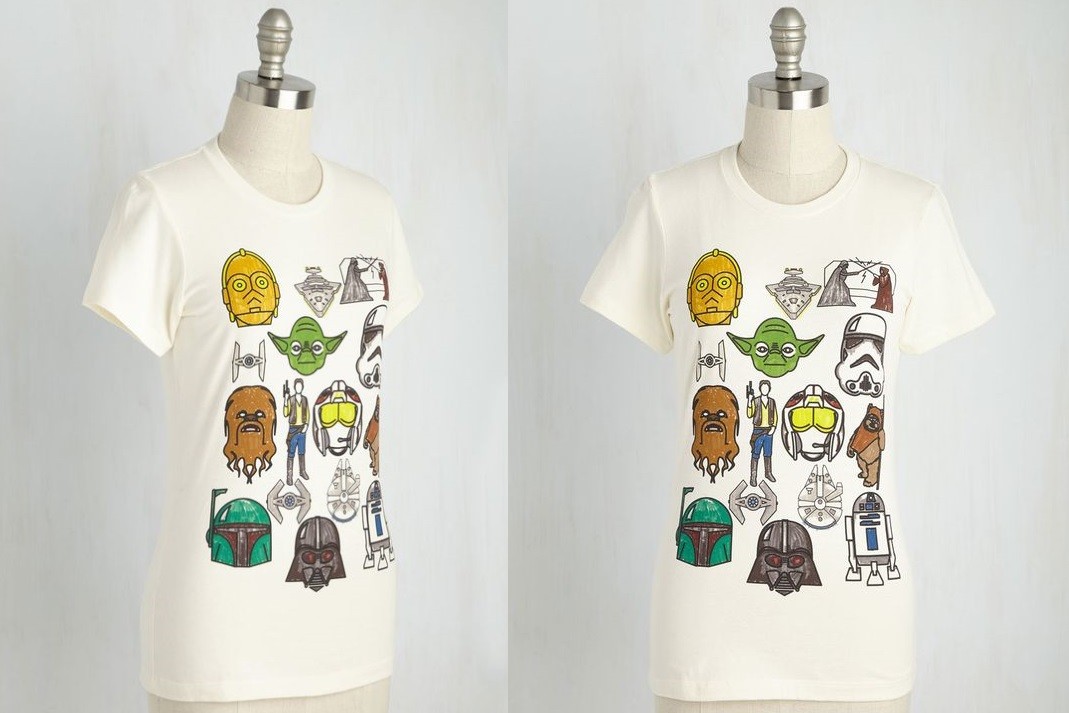 New women’s Star Wars tee at ModCloth