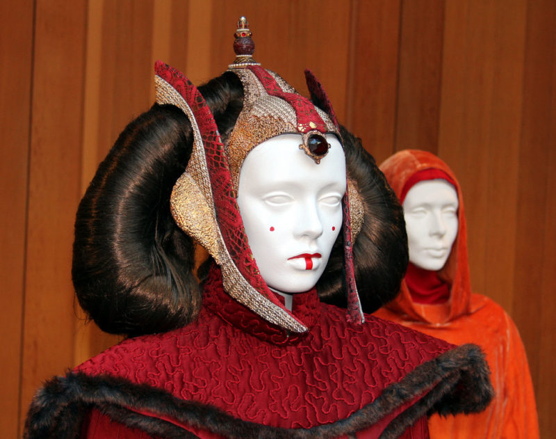 Skywalker Ranch - Queen Amidala costume on display