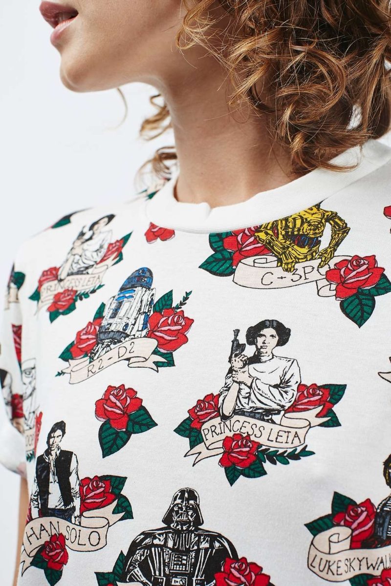 Topshop - women's Star Wars printed sleep tee