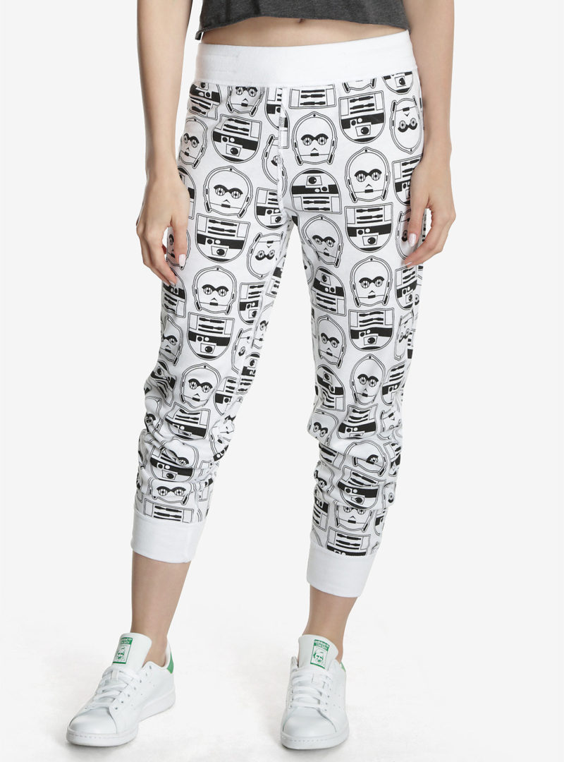 Box Lunch - Women's C-3PO and R2-D2 reversible joggers