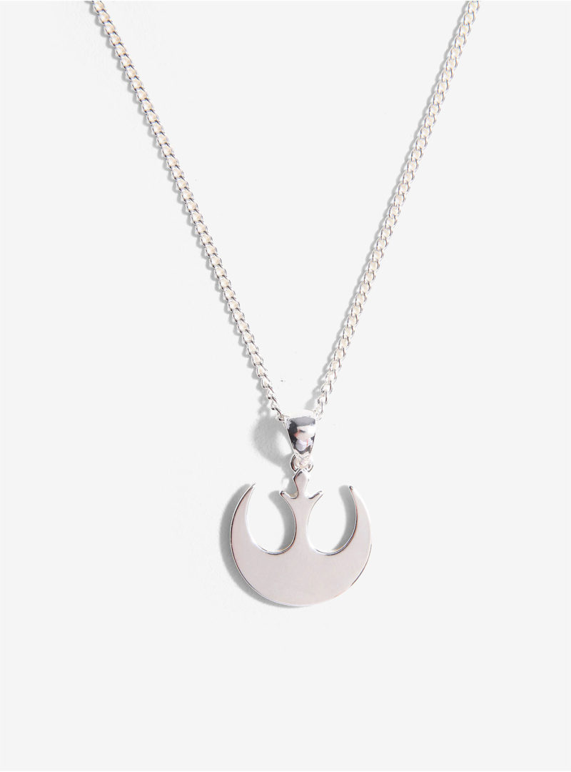 Box Lunch - Rebel Alliance Logo Silver plated necklace