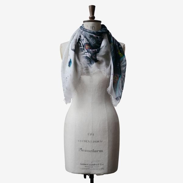Emma J Shipley x Star Wars - cotton blend scarf (white)