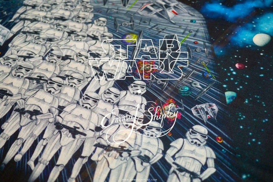 Emma J Shipley x Star Wars scarves