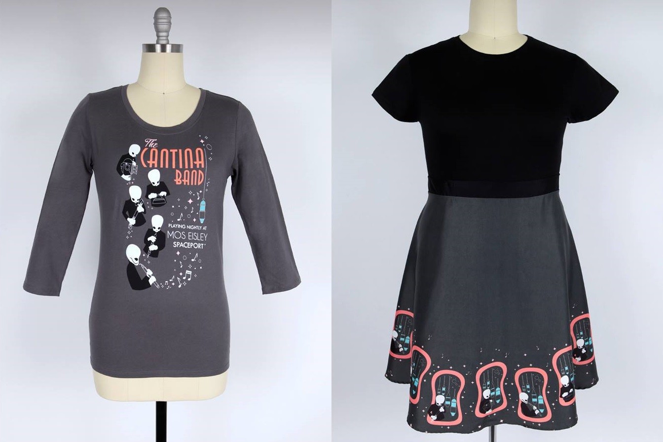 Her Universe - women's Cantina Band tee and skirt