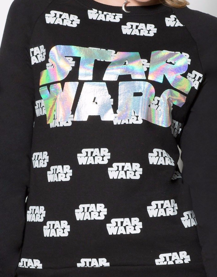 Spencers - women's Star Wars hologram sweatshirt