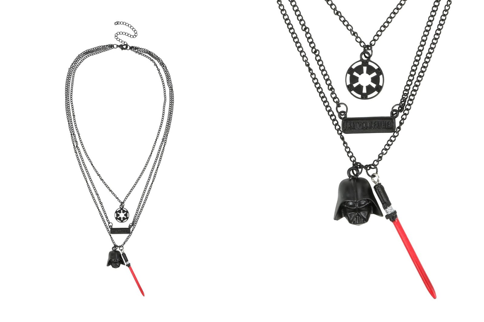 Darth Vader layered necklace at Hot Topic