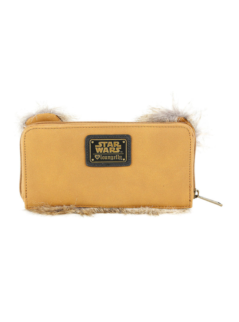 Hot Topic - Loungefly Ewok fuzzy zip wallet