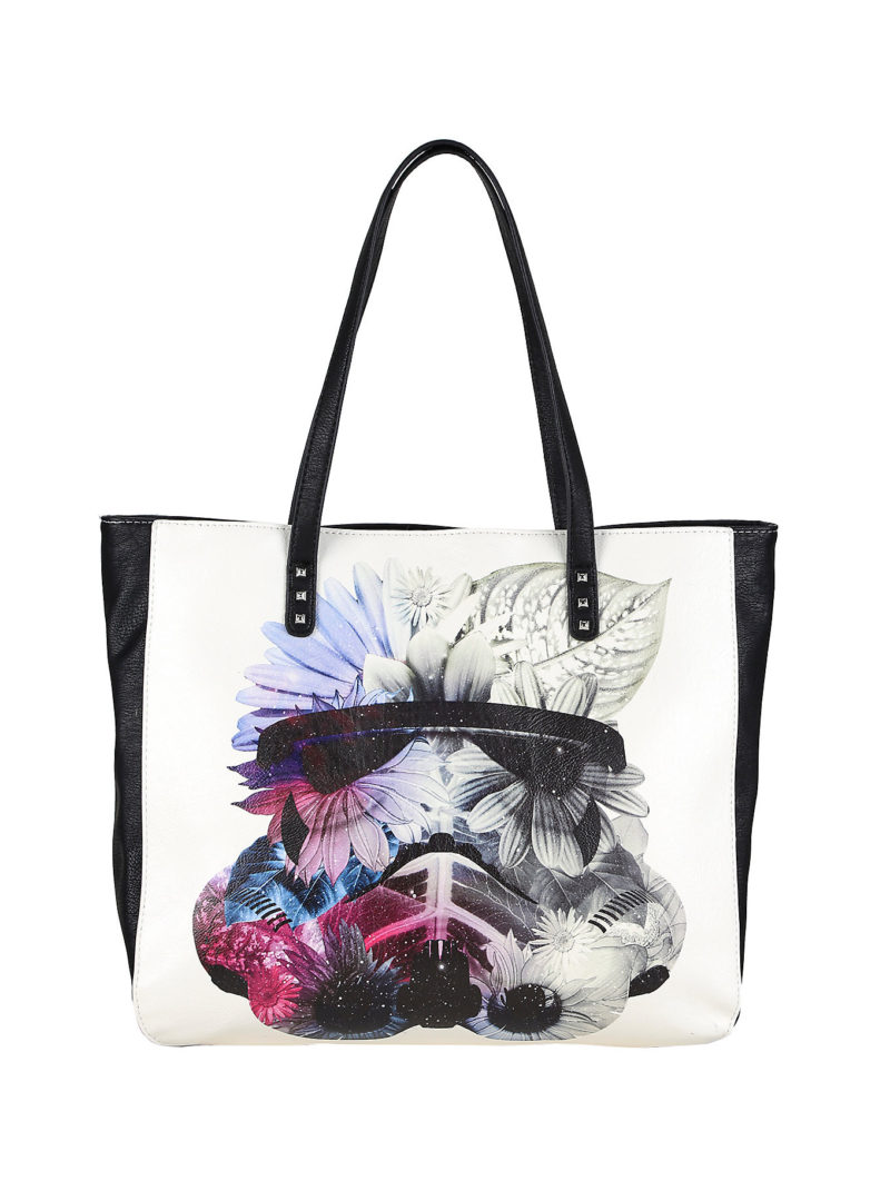 Hot Topic - Loungefly Stormtrooper floral galaxy tote bag