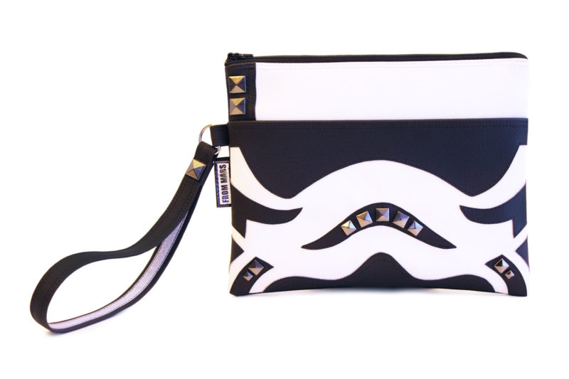 Sent From Mars - Stormtrooper inspired clutch bag with wristlet
