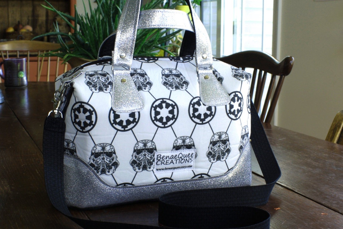 BenaeQuee Creations - Stormtrooper and Imperial Cog Convertible Handbag