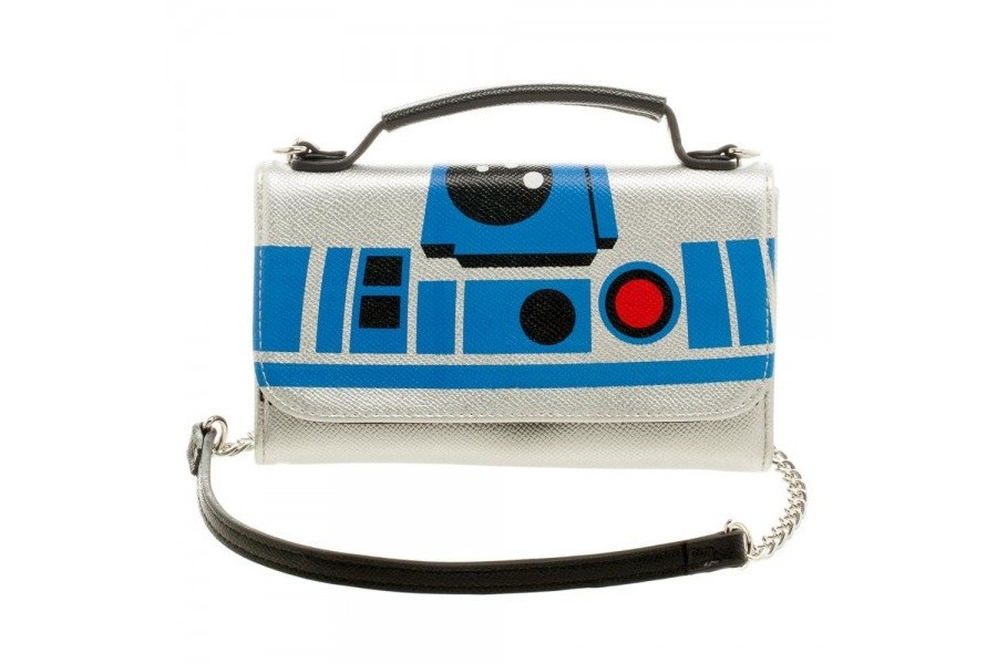 Bioworld R2-D2 crossbody clutch wallet