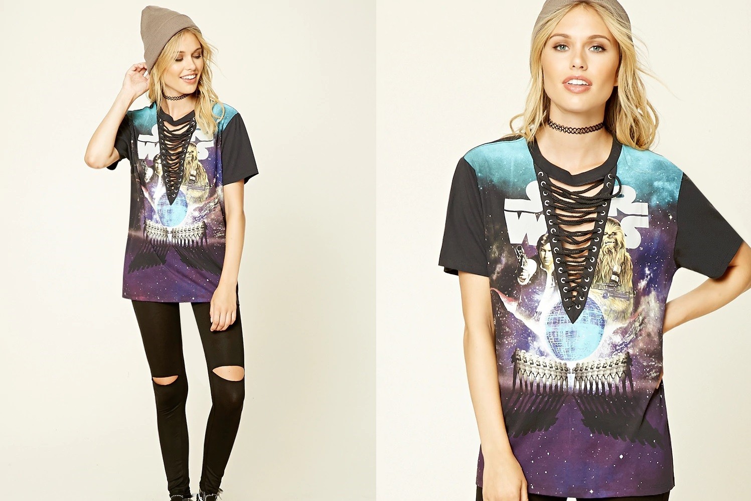 Forever 21 - women's Star Wars strappy graphic tee