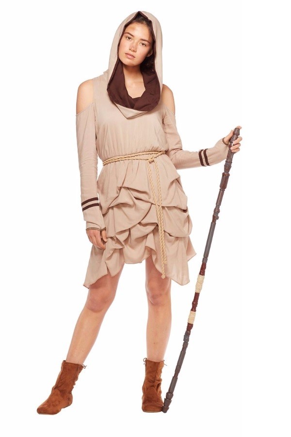 Spirit Halloween - Rey inspired cosplay dress