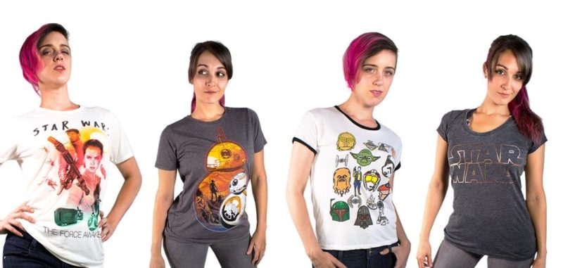 We Love Fine - new women's Star Wars t-shirts
