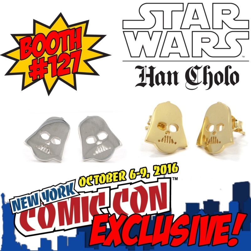 Han Cholo x Star Wars - NYCC exclusive Darth Vader stud earrings
