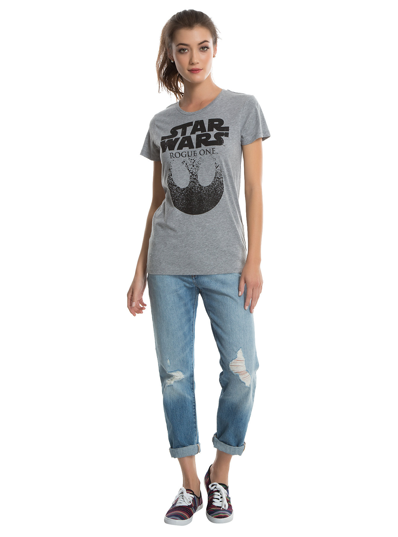 Hot girls in star wars shirts New Women S Rogue One Tee At Hot Topic The Kessel Runway