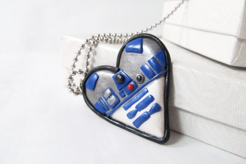 MIss E's Accessories - R2-D2 necklace