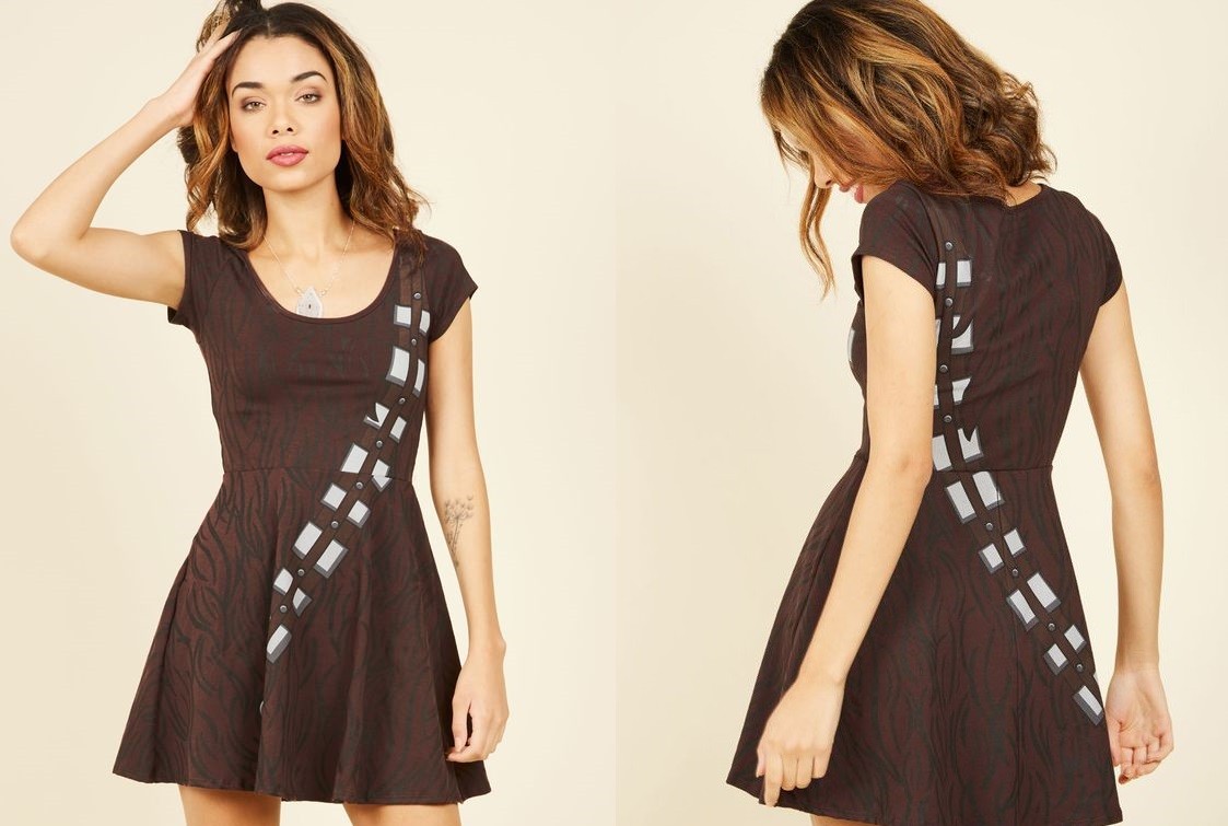 Chewbacca skater dress at ModCloth