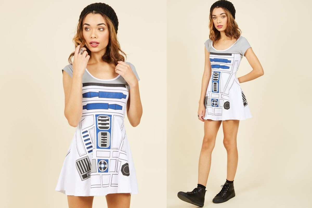 Women’s R2-D2 skater dress at ModCloth