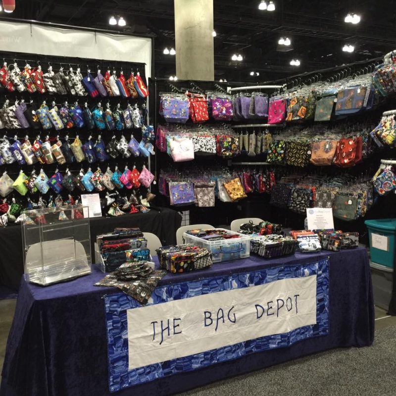 The Bag Depot booth at a local convention