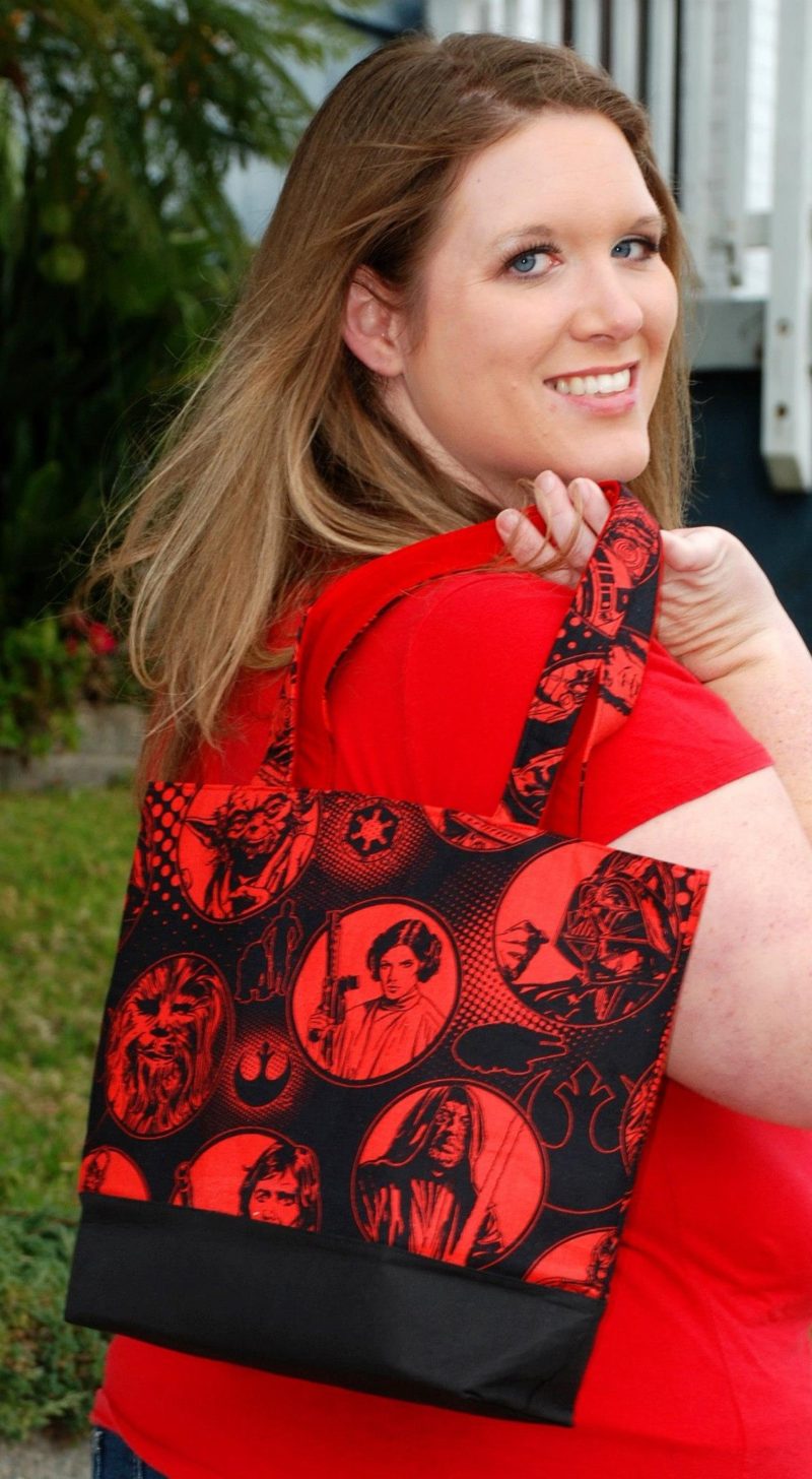 The Bag Depot - Star Wars bag modeled by Rachel