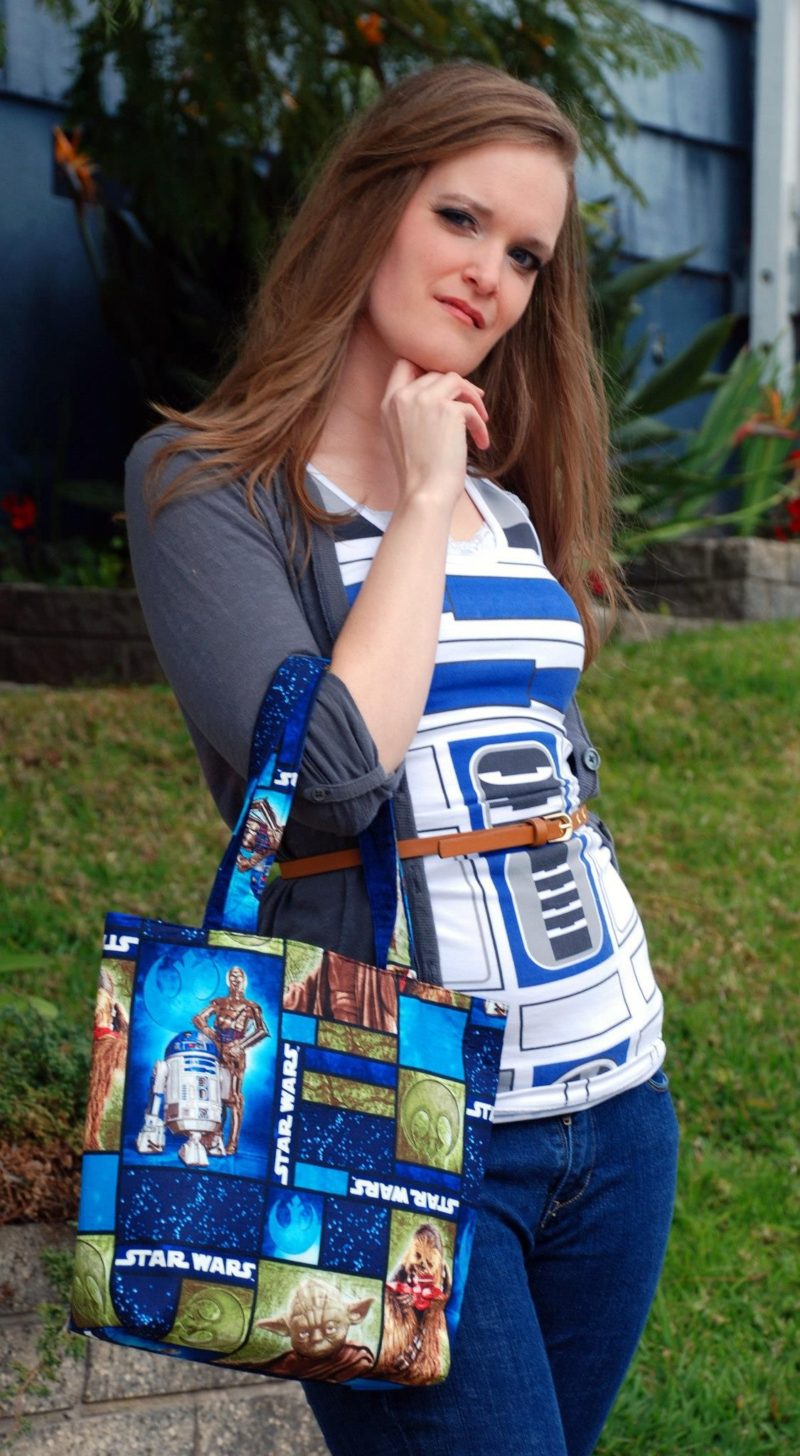 The Bag Depot - Star Wars bag modeled by Lindsey