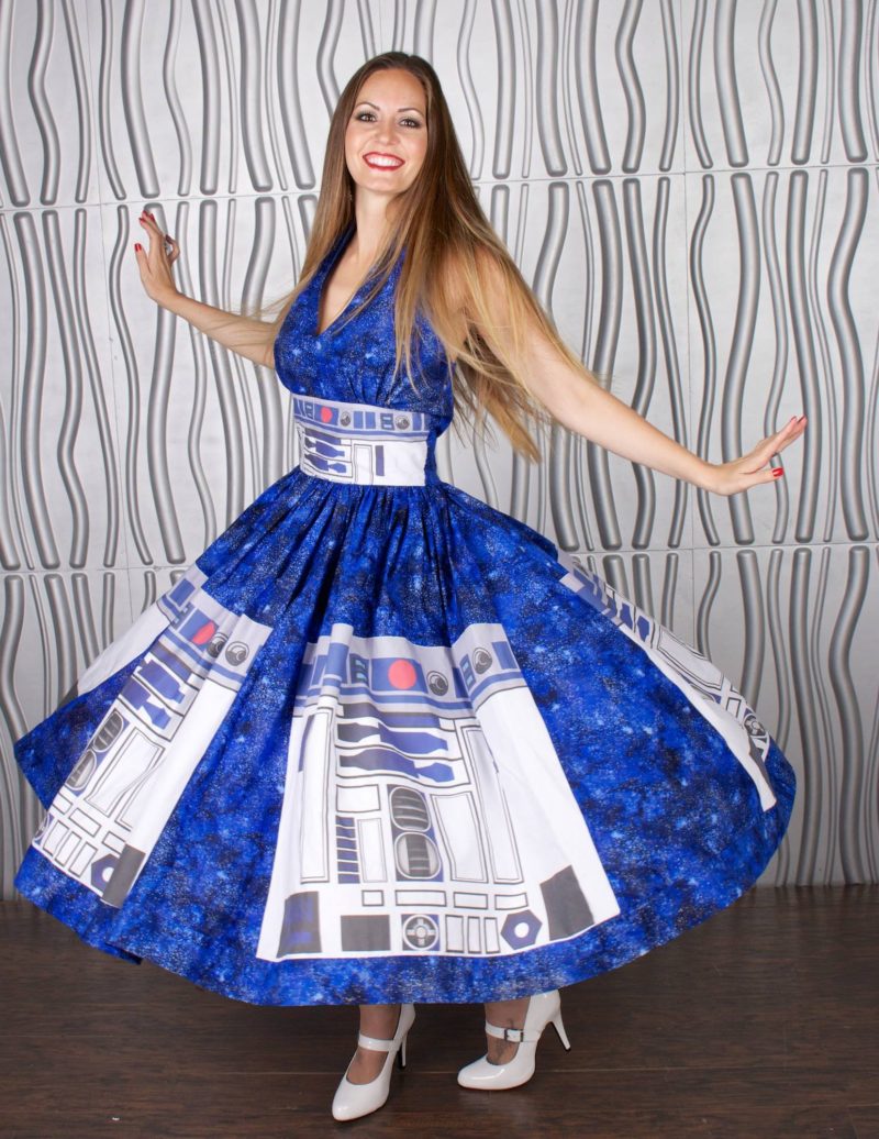 The Bag Depot - R2-D2 dress worn by Stacey Bender