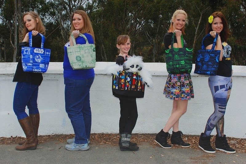 The Bag Depot - a few of their Star Wars bags modeled by friends