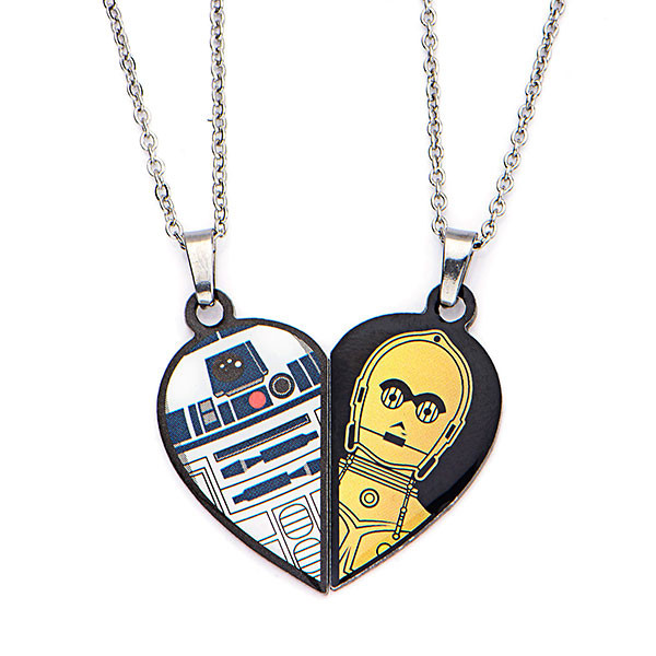 Thinkgeek - R2-D2 and C-3PO Best Friends necklaces set