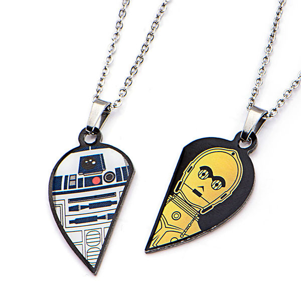 Thinkgeek - R2-D2 and C-3PO Best Friends necklaces set