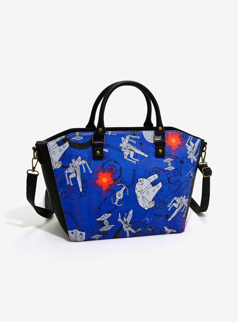 Loungefly x Star Wars scribble art satchel available at Box Lunch