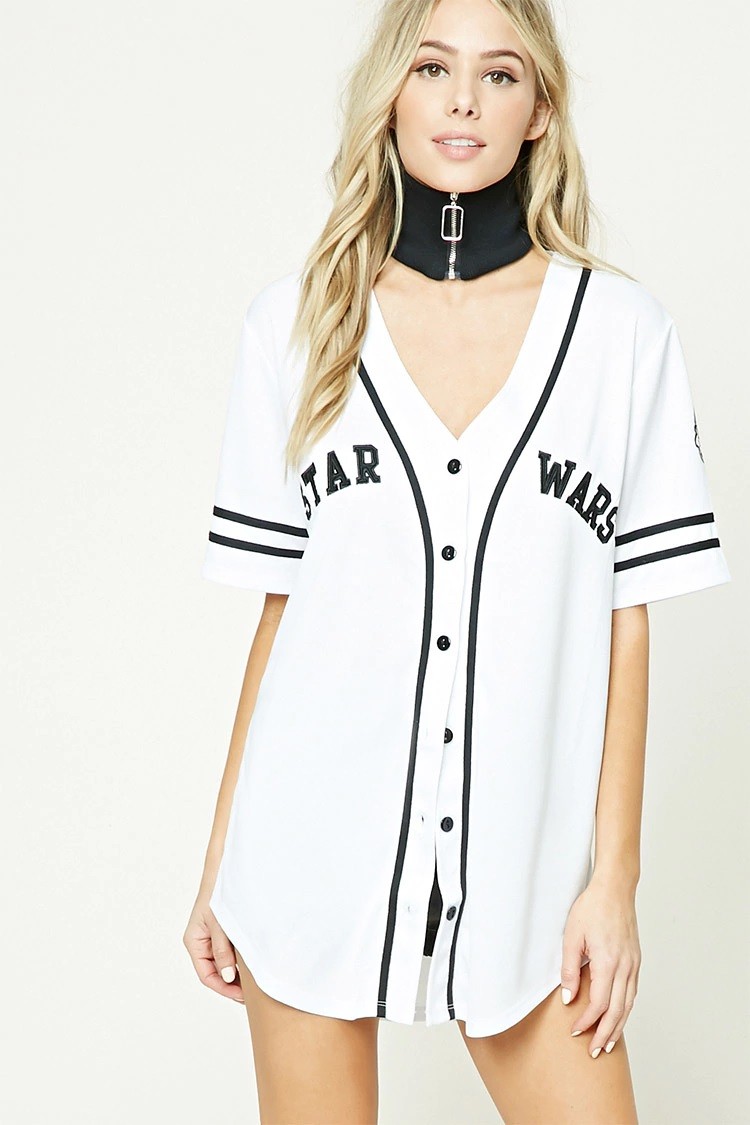 Women's Star Wars baseball jersey available at Forever 21