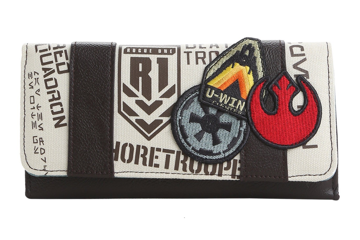 Loungefly Rogue One patches flap wallet