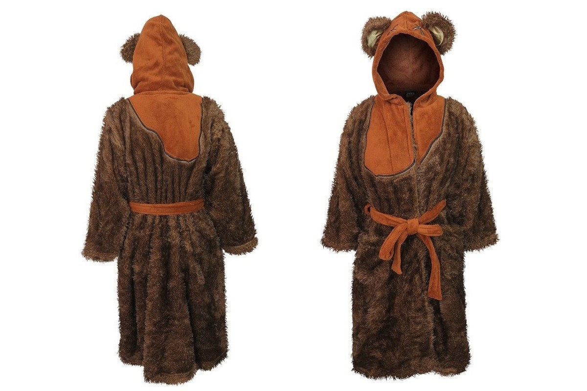 Women’s Ewok fleece bathrobe