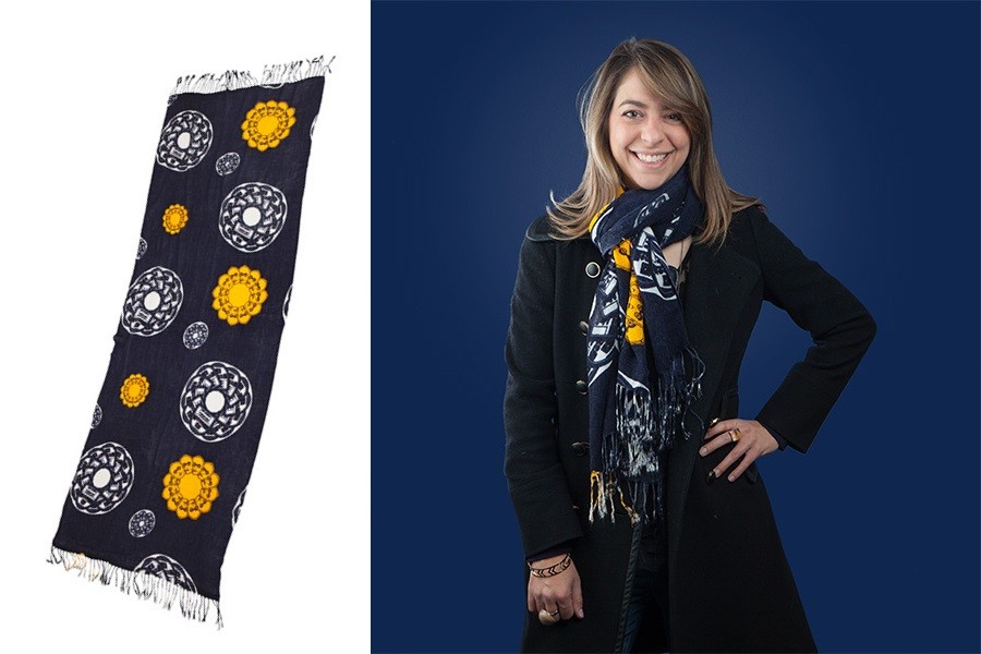 R2-D2 & C-3PO blanket scarf available at ThinkGeek