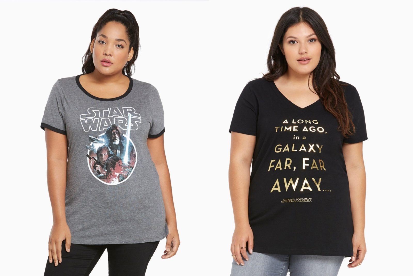 New women’s Star Wars tees at Torrid